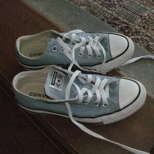 Converse Chuck Taylor All Star Sneakers Gym Shoes Shoreline Light Blue size 7